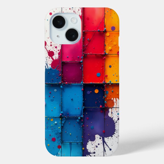 Coques Case-Mate iPhone Paint Splatter iPhone case (Verso)