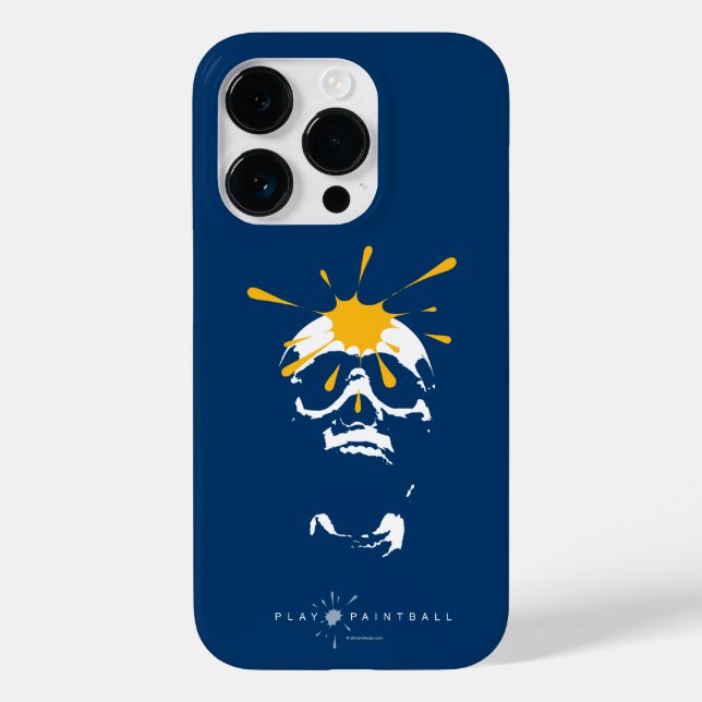 Coques Case-Mate iPhone Paintball Crâne (Verso)