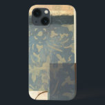 Etui iPhone 13 Painting de panneau moderne<br><div class="desc">A Norman Wyatt original,  this work is a modern painting with a number of different colors. Brown blends with grey,  cream and yellow in this piece. There are even a few circles in the bottom left corner of the work. Get your hands on this print today !</div>