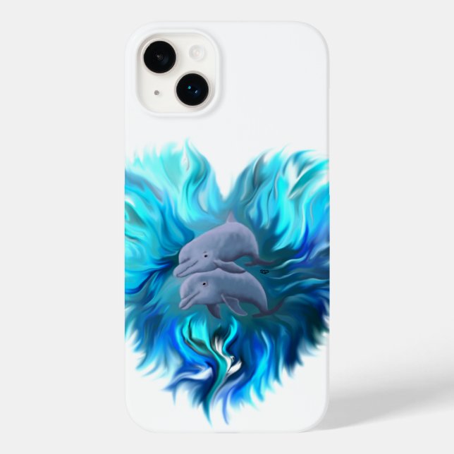Coques Case-Mate iPhone Paire de dauphins (Verso)