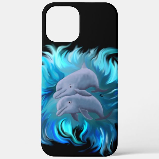 Coques Case-Mate iPhone Paire de dauphins (Verso)