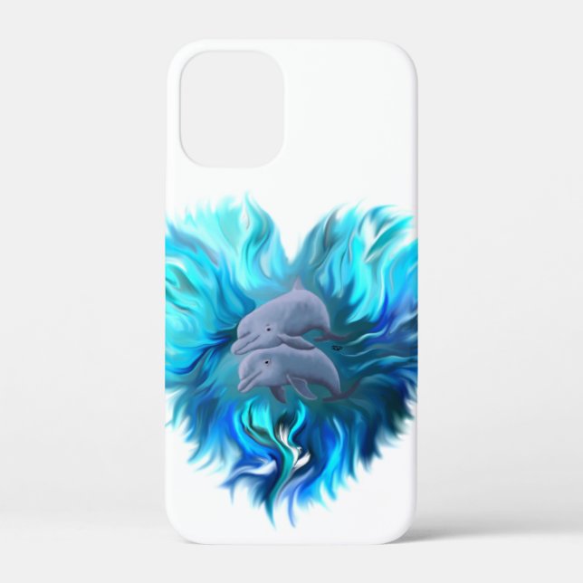 Coques Case-Mate iPhone Paire de dauphins (Verso)