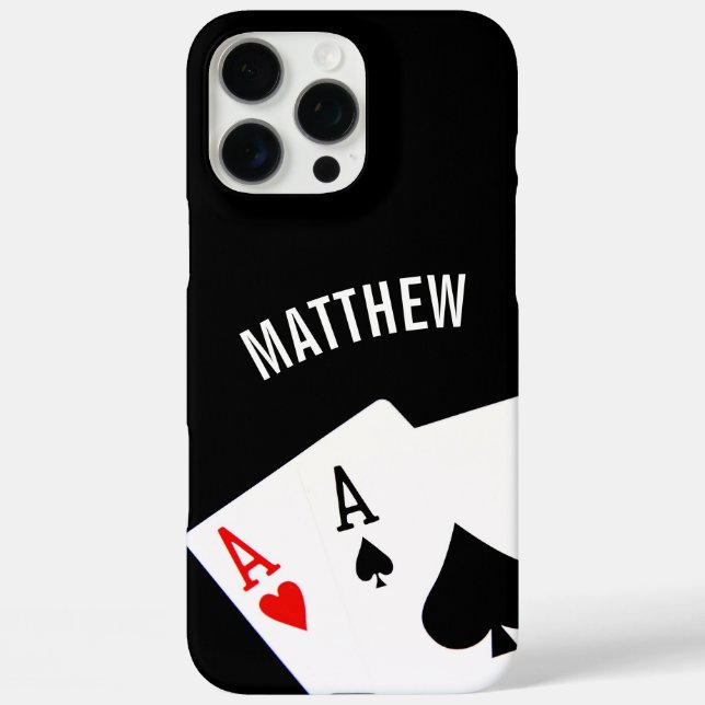 Coques Case-Mate iPhone Paire de poker d'as (Verso)
