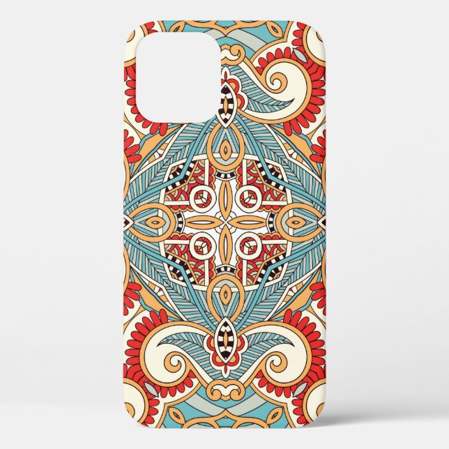 Coques Case-Mate iPhone Paisley bandanna fleurie traditionnelle ornemental (Verso)