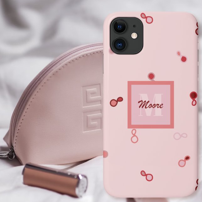 Coques Case-Mate iPhone Paisley hybride écarté en rouge Ombre (Hybrid Paisley Loosely Scattered in Red Ombre Case-Mate iPhone Case by Leapfroglisics Shop)