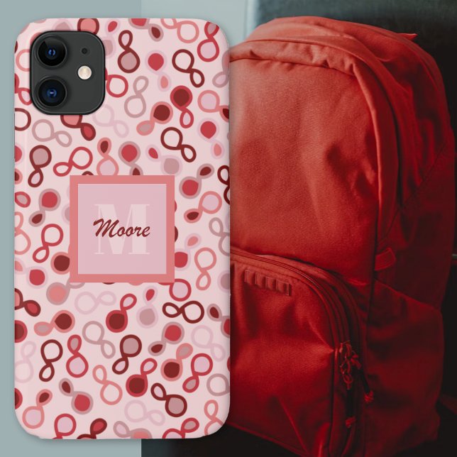 Coques Case-Mate iPhone Paisley hybride - Pink to Red Ombre (Hybrid Paisley – Pink to Red Ombre Phone Case by Leapfroglisics Shop)