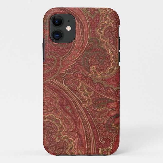 Coques Case-Mate iPhone Paisley Plum Olive Gold Coque-Mate iPhone 5 (Dos)