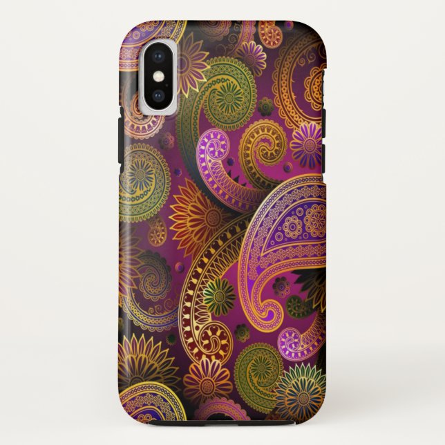 Coques Case-Mate iPhone Paisley Purple (Dos)