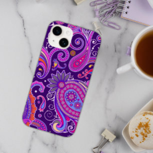 Coque Case-Mate iPhone Paisley rose et violet