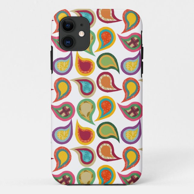 Coques Case-Mate iPhone Paisleys atomiques (Dos)