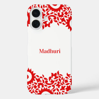 Coque Pour iPhone 16 Paisleys Indian