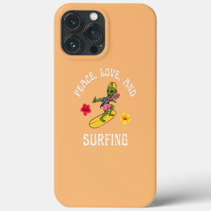 Case-Mate iPhone Case Paix Amour et Surf Hibiscus Fleur Alien