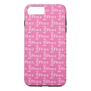 Coque iPhone 7 Plus Paix et amour