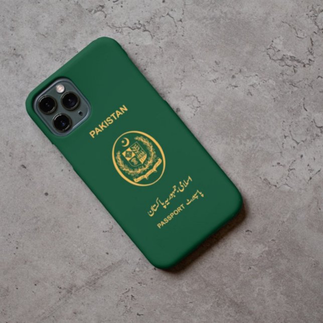 Coques Case-Mate iPhone Pakistan Voyage Passeport Imprimer Souvenir (Créateur téléchargé)