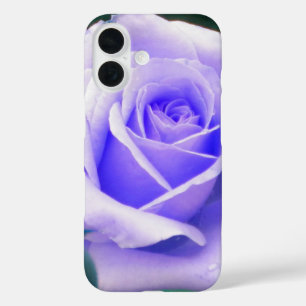 Coque Pour iPhone 16 Pale Lavender Purple Rose