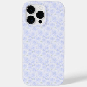 COQUE Case-Mate iPhone PALE PASTEL BLUE ROSES