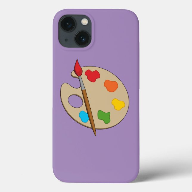 Coques Case-Mate iPhone Palette Artiste avec pinceau (Verso)