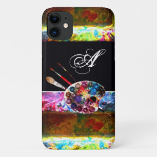 Etui iPhone Case-Mate PALETTE DE COULEUR ARTISTE ET BRUSHES MONOGRAM Noi