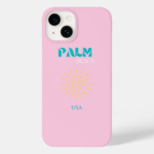 Coque Case-Mate iPhone Palm Beach, Preppy, Art Preppy, Rose