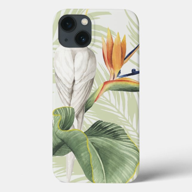 Coques Case-Mate iPhone Palm Leaves With White Bird (Verso)