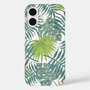 Coques iPhone 16 Palm Tree Fronds Peinture hawaïenne