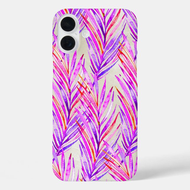Coques Case-Mate iPhone Palm Whisperer Hawaiian Tropical Pink (Verso)