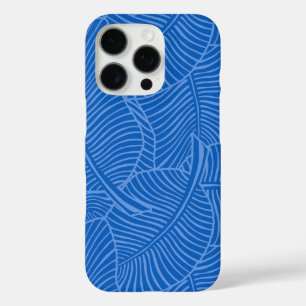 Coque iPhone 16 Pro Palme Zèbre Hawaïen Tropical Océan Bleu