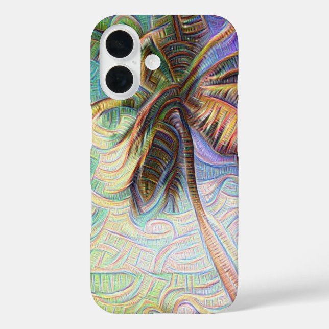 Coques Case-Mate iPhone Palmier arc-en-ciel Abstrait (Verso)
