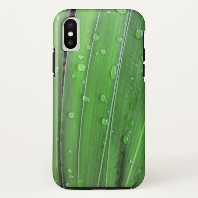 Coques Case-Mate iPhone Palmier de Noël et gouttes de pluie (Dos)