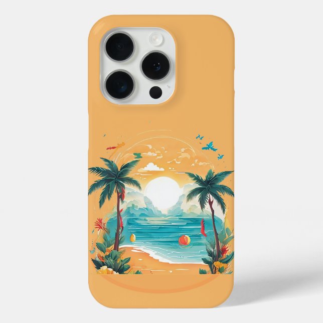 Coques Case-Mate iPhone Palmier de Sun Beach (Verso)