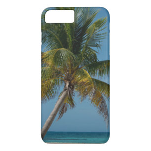 Coque iPhone 8 Plus/7 Plus Palmier et plage de sable blanc 2