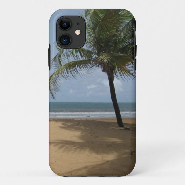 Coques Case-Mate iPhone Palmier sur la photo de plage (Dos)