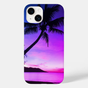 Coque Case-Mate iPhone Palmier sur l'île tropicale   Personnalisé