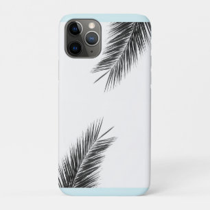 Case-Mate iPhone Case Palmier Vert Tropical sur Fond Bleu Clair