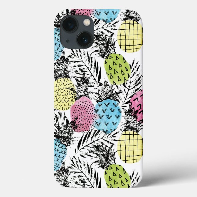 Coques Case-Mate iPhone Palmiers à grains d'ananas (Verso)