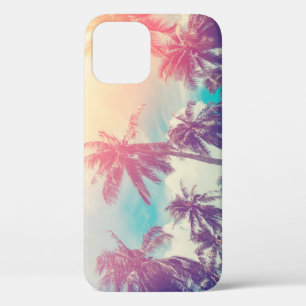 Case-Mate iPhone Case Palmiers en silhouette, coucher de soleil abstrait