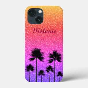 Case-Mate iPhone Case Palmiers étincelants Coucher de soleil rayonnant P