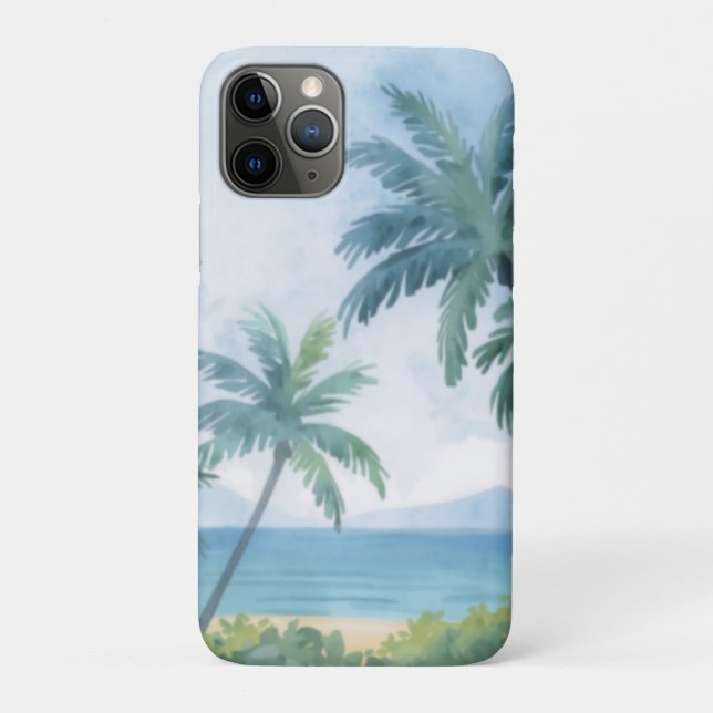 Coques Case-Mate iPhone Palmiers Hawaï (Dos)