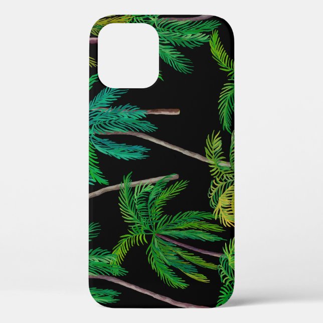 Coques Case-Mate iPhone Palmiers : Motif d'été acrylique. (Verso)