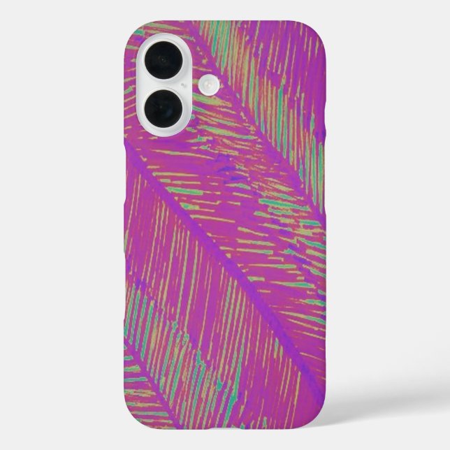 Coques Case-Mate iPhone Palmiers Néon Violet (Verso)