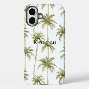 Coque Pour iPhone 16 Plus Palmiers tropicaux