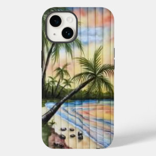 COQUE Case-Mate iPhone PALMIERS TROPICAUX AVEUGLES DE PLAGE