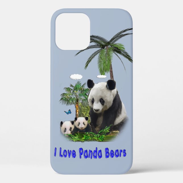 Coques Case-Mate iPhone Panda Bears (Verso)