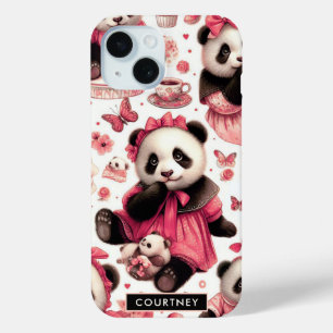 Coque Case-Mate iPhone Panda bébé vintage mignonne sans joint