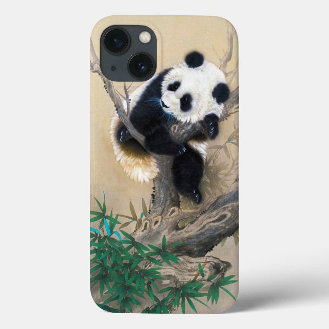 Coques Case-Mate iPhone panda cool chine mignonne douce et moelleuse art d (Verso)