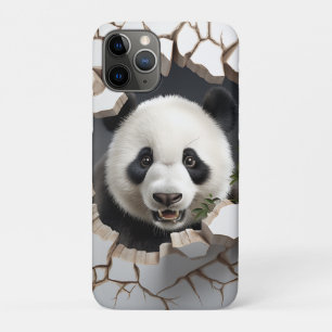 Case-Mate iPhone Case Panda Cracked Hotte Art Panda Smashed Wall 3D