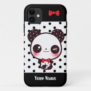 Coque Case-Mate Pour iPhone Panda de Kawaii - personnalisé