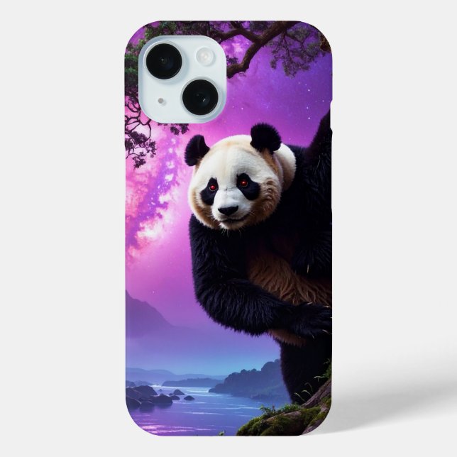 Coques Case-Mate iPhone Panda de la forêt mystique (Verso)