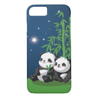 Coque iPhone 8/7 Panda de nuit d'étoile