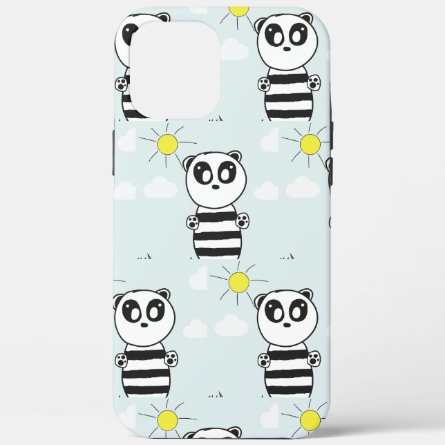 Coques Case-Mate iPhone Panda Kids (Verso)